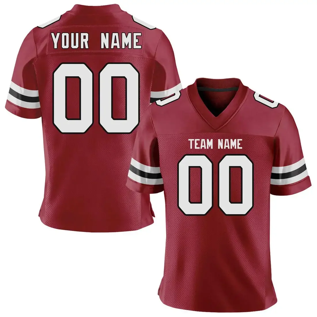 Breathable American Football Jersey Black Red Personalized Print Team Name Number Men Women Youth Kids Football Training Shirts
Breathable American Football Jersey Black Red Personalized Print Team Name Number Men Women Youth Kids Football Training Shirts