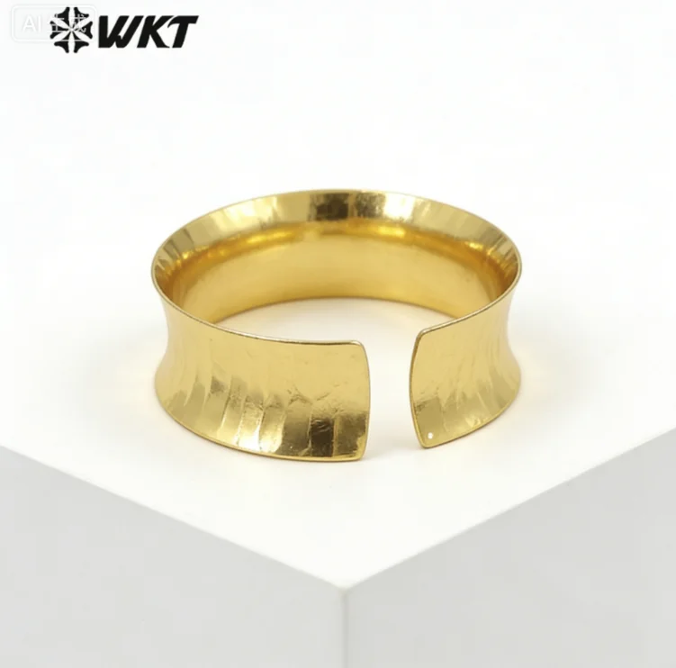 WT-B660 Hot Selling Trendy Yellow Brass With 18k Real Gold Plated Cuff Can Be Adjustable Bangle For Friends Special Gifts
WT-B660 Hot Selling Trendy Yellow Brass With 18k Real Gold Plated Cuff Can Be Adjustable Bangle For Friends Special Gifts