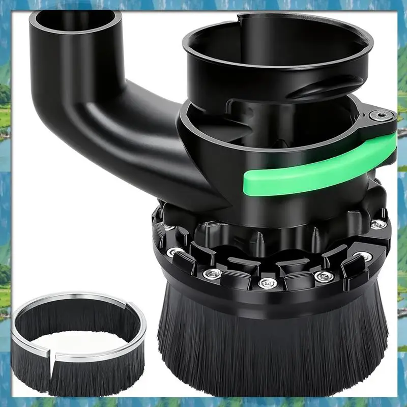 Пылесборник диаметром 65 мм и 69 мм для станков с ЧПУ, совместимый с двумя типами щеток разной длины, диаметр шланга 38 мм (1,5 дюйма), быстросъемный.
Пылесборник диаметром 65 мм и 69 мм для станков с ЧПУ, совместимый с двумя типами щеток разной длины, диаметр шланга 38 мм (1,5 дюйма), быстросъемный.