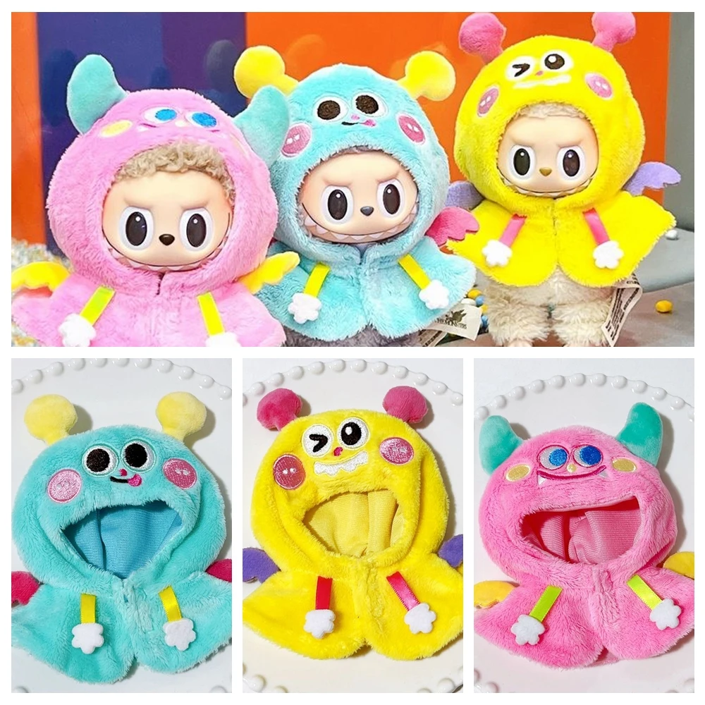 10cm Doll Clothes Bady Clothes Small Animal Cloak For 17cm Labubu Cotton Doll Cute Clothing Accessories
10cm Doll Clothes Bady Clothes Small Animal Cloak For 17cm Labubu Cotton Doll Cute Clothing Accessories