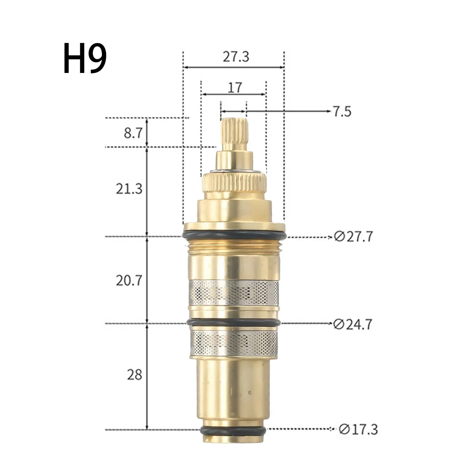 1pcs Brass Thermostatic Cartridge Temperature Control Valve Shower Bar Mixing Universal Faucet Bathroom For Home Renovation
1pcs Brass Thermostatic Cartridge Temperature Control Valve Shower Bar Mixing Universal Faucet Bathroom For Home Renovation