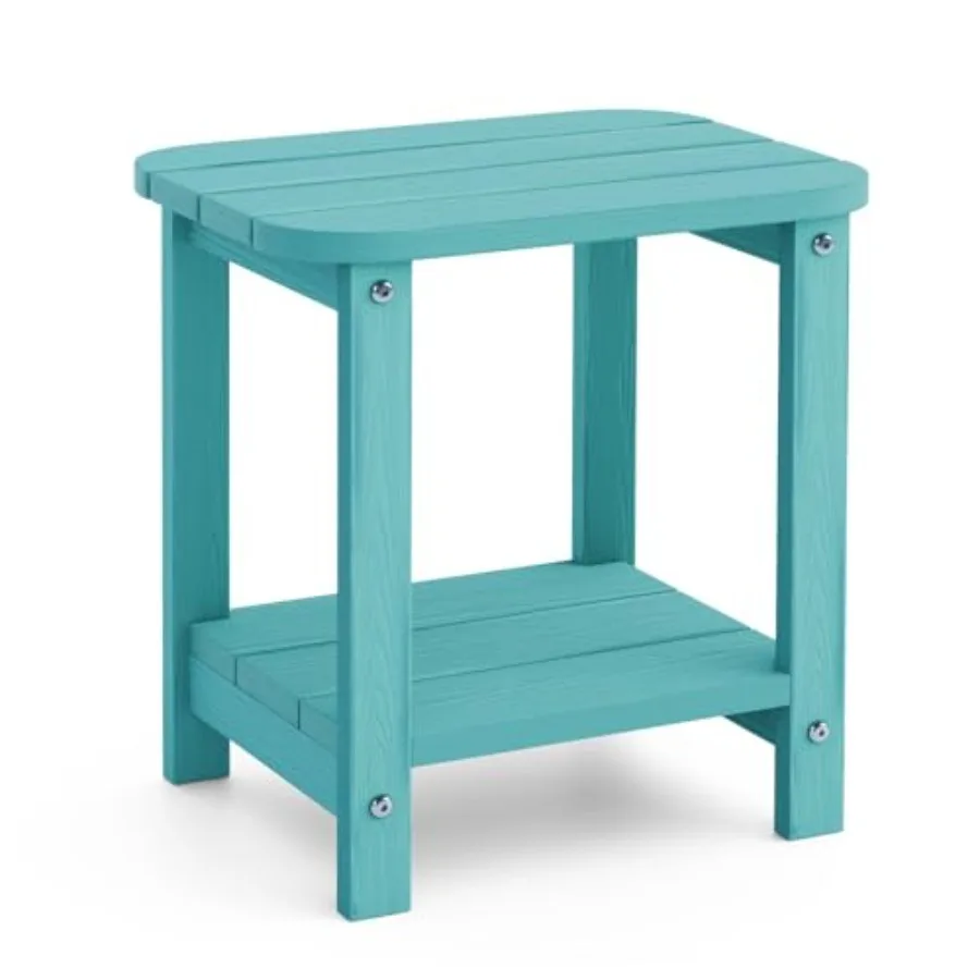 2-Tier Outdoor Side Table 16" Adirondack Small Side Table All Weather Resistant Patio End for Outside or Indoor Patio Yard Pool
2-Tier Outdoor Side Table 16" Adirondack Small Side Table All Weather Resistant Patio End for Outside or Indoor Patio Yard Pool