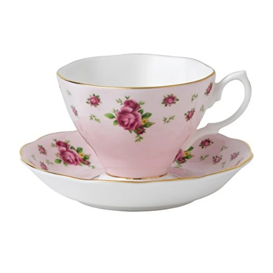 New Country Roses Pink Teacup and Saucer Set
New Country Roses Pink Teacup and Saucer Set