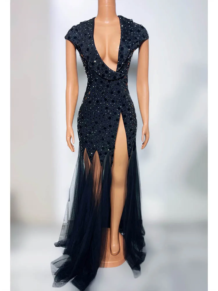 High Quality Hot Stamping Sequins Chiffon Splicing Sexy Slit Long Skirt 2024 New Fashion Custom Women'S Clothing
High Quality Hot Stamping Sequins Chiffon Splicing Sexy Slit Long Skirt 2024 New Fashion Custom Women'S Clothing