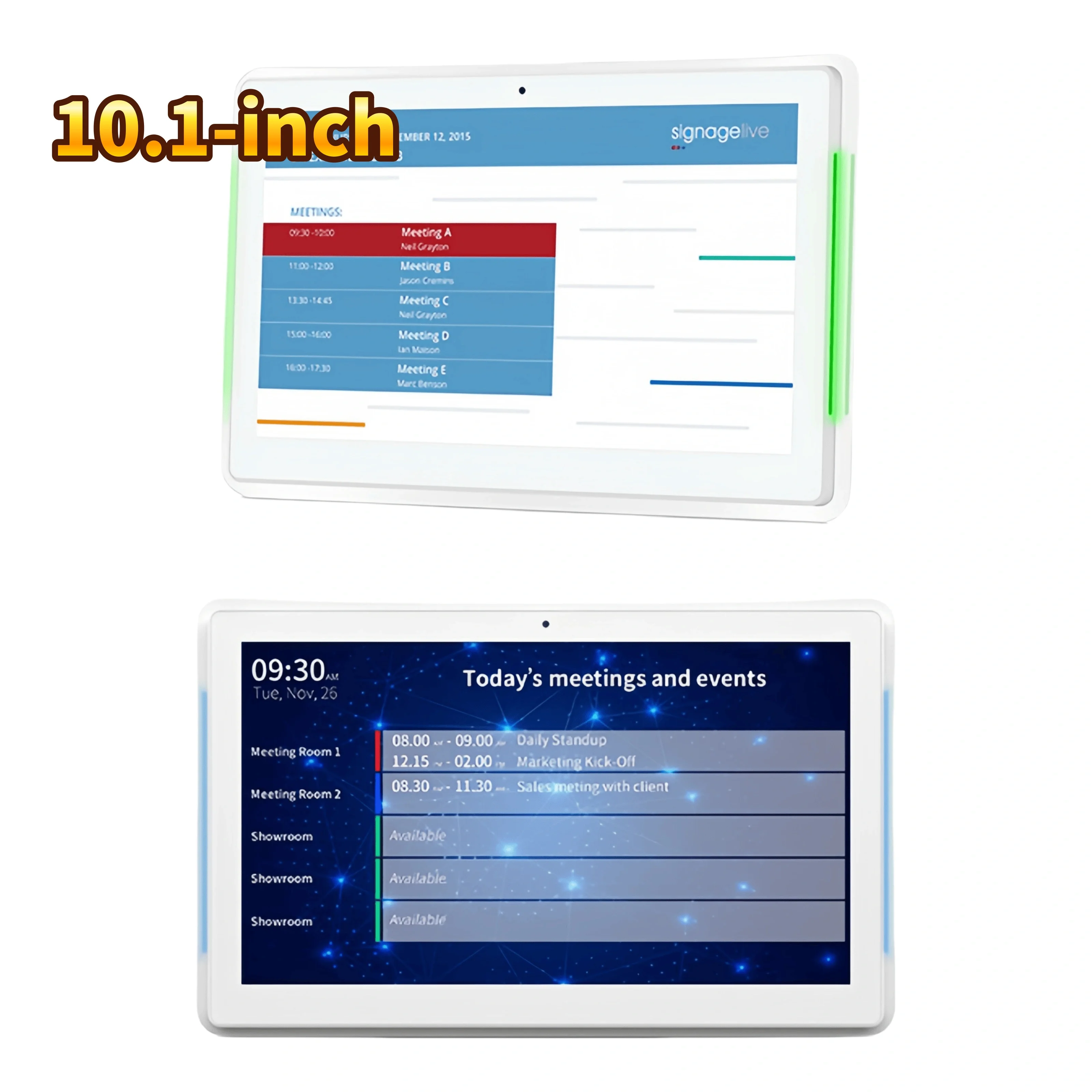 10.1-inch intelligent meeting reservation electronic door sign face recognition with lights touch monitor conference flat panel
10.1-inch intelligent meeting reservation electronic door sign face recognition with lights touch monitor conference flat panel