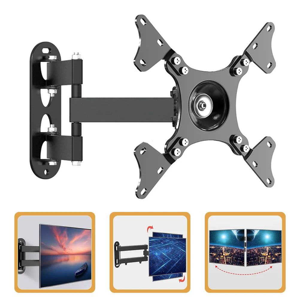1Set Wall Mount Bracket Adjustable Rotating Swivel Stand Saving Living Room Bedroom Monitor Wall Mount
1Set Wall Mount Bracket Adjustable Rotating Swivel Stand Saving Living Room Bedroom Monitor Wall Mount