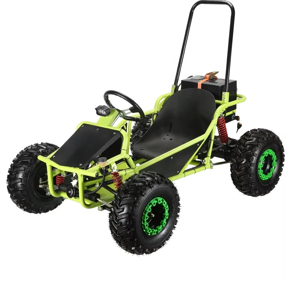 2025 New 1000W 48V 20Ah Electric Go Karts Buggy for Kids and Adults with Disc Brake Shaft Drive 40km Range 150KG Load
2025 New 1000W 48V 20Ah Electric Go Karts Buggy for Kids and Adults with Disc Brake Shaft Drive 40km Range 150KG Load
