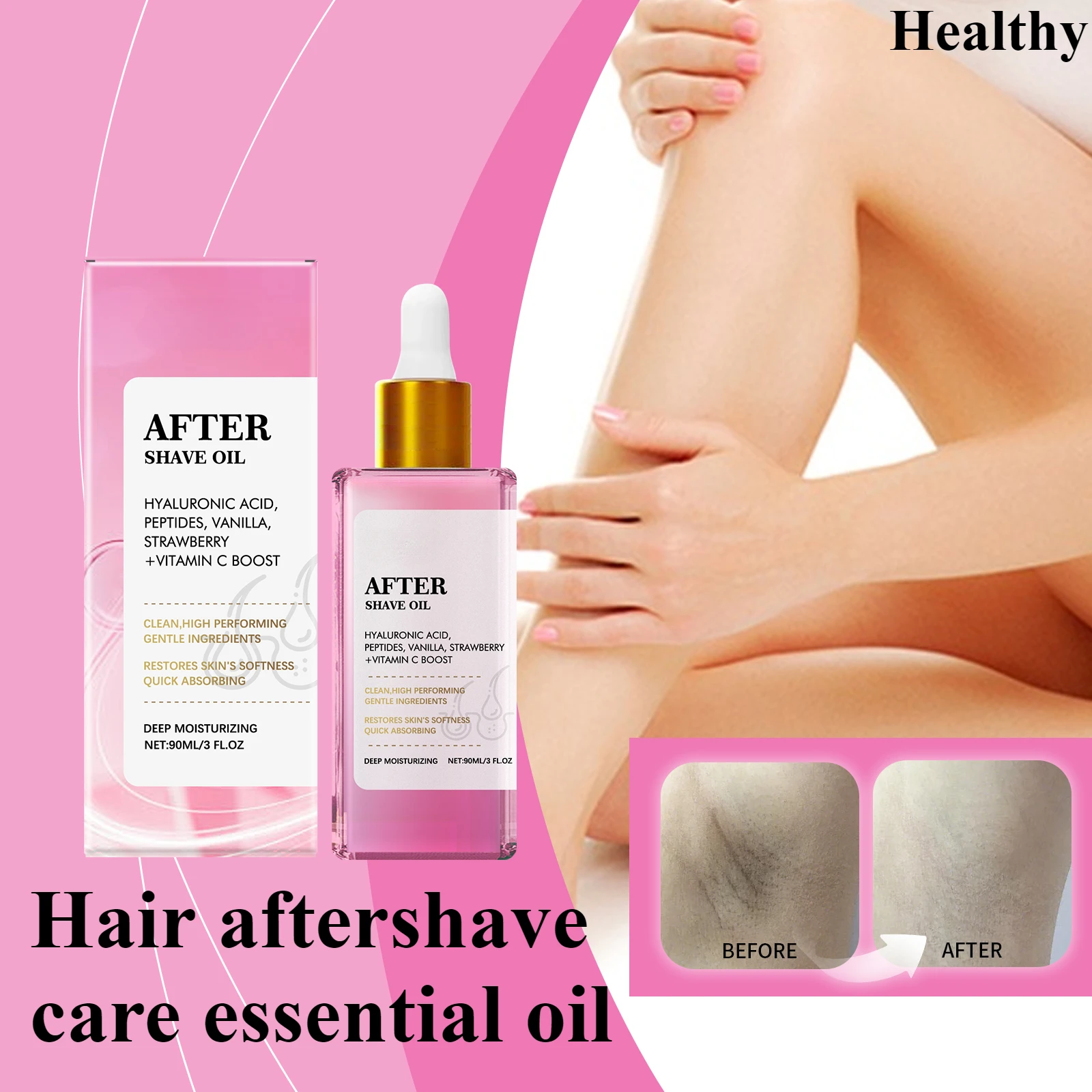Strawberry Flavored Hair Aftershave Care Essential Oil Soothes The Skin, Moisturizes and Smooths It, Daily Care Oil
Strawberry Flavored Hair Aftershave Care Essential Oil Soothes The Skin, Moisturizes and Smooths It, Daily Care Oil