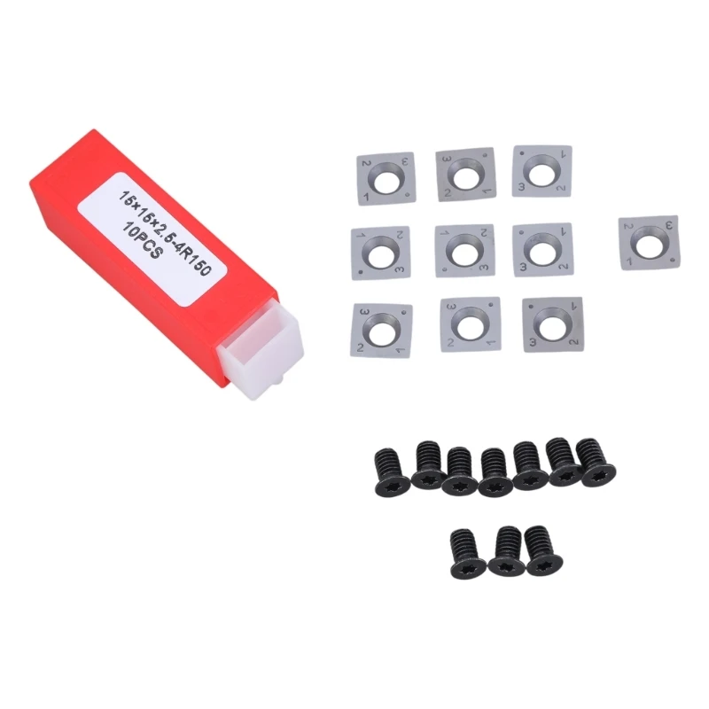 652F 10pcs Square Insert Cutter for DIY Lathe Turning Rougher Tool High Efficiency Square Insert
652F 10pcs Square Insert Cutter for DIY Lathe Turning Rougher Tool High Efficiency Square Insert