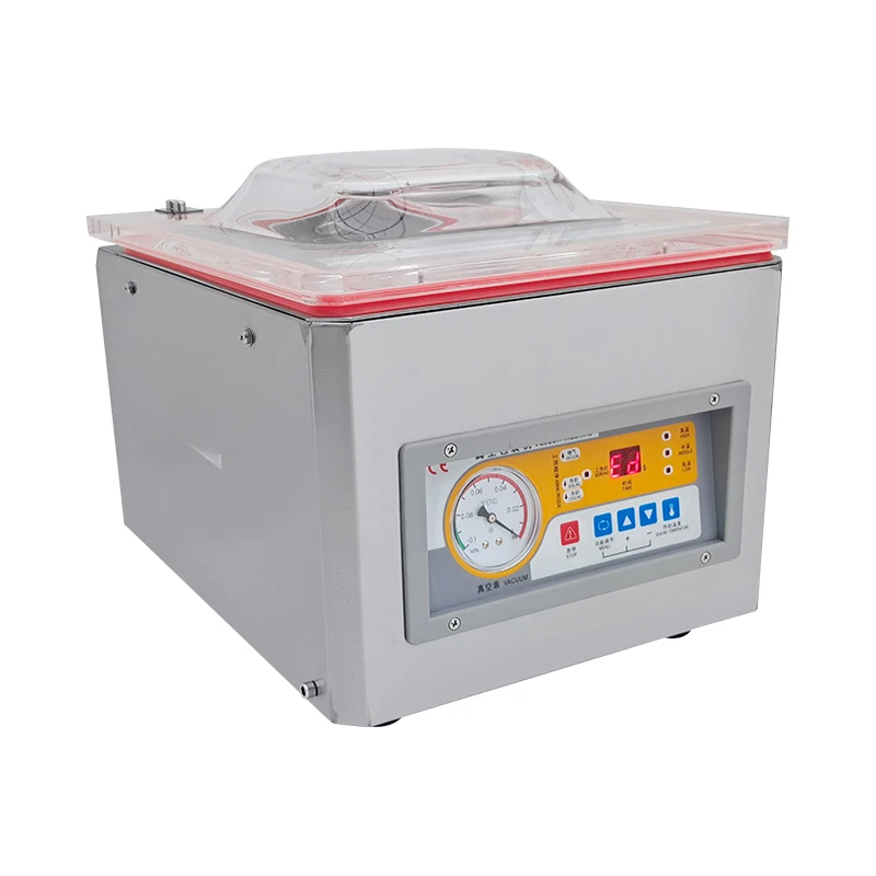 Automatic vacuum packaging machine, wet and dry desktop vacuum machine, small household sealing machine, plastic sealing machine
Automatic vacuum packaging machine, wet and dry desktop vacuum machine, small household sealing machine, plastic sealing machine