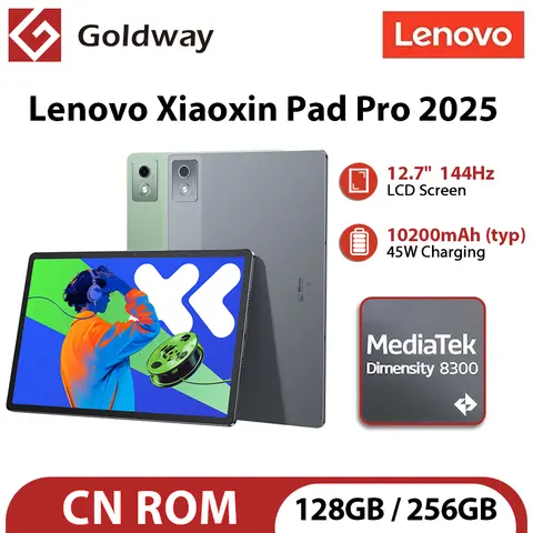 Lenovo Xiaoxin Pad Pro 2025 Dimensity 8300 128GB 256GB ROM 12.7'' LCD 144Hz 2.9K Display 10200mAh 45W Charger ZUI 16 PC Tablet