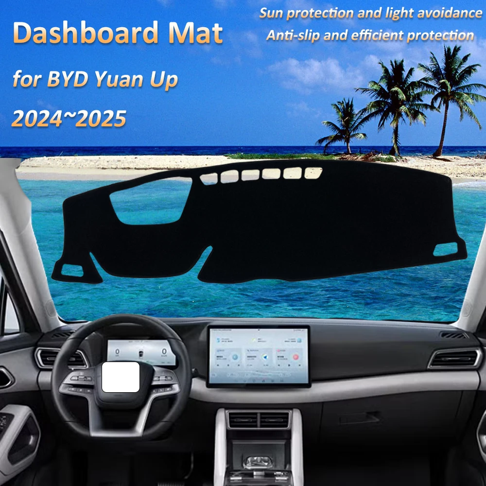 For BYD Yuan Up Atto 2 2024 2025 Dashboard Mat Cover Dash Protective Avoid Light Carpet Tools Accessories Auto Parts Anti-UV Car 
For BYD Yuan Up Atto 2 2024 2025 Dashboard Mat Cover Dash Protective Avoid Light Carpet Tools Accessories Auto Parts Anti-UV Car
