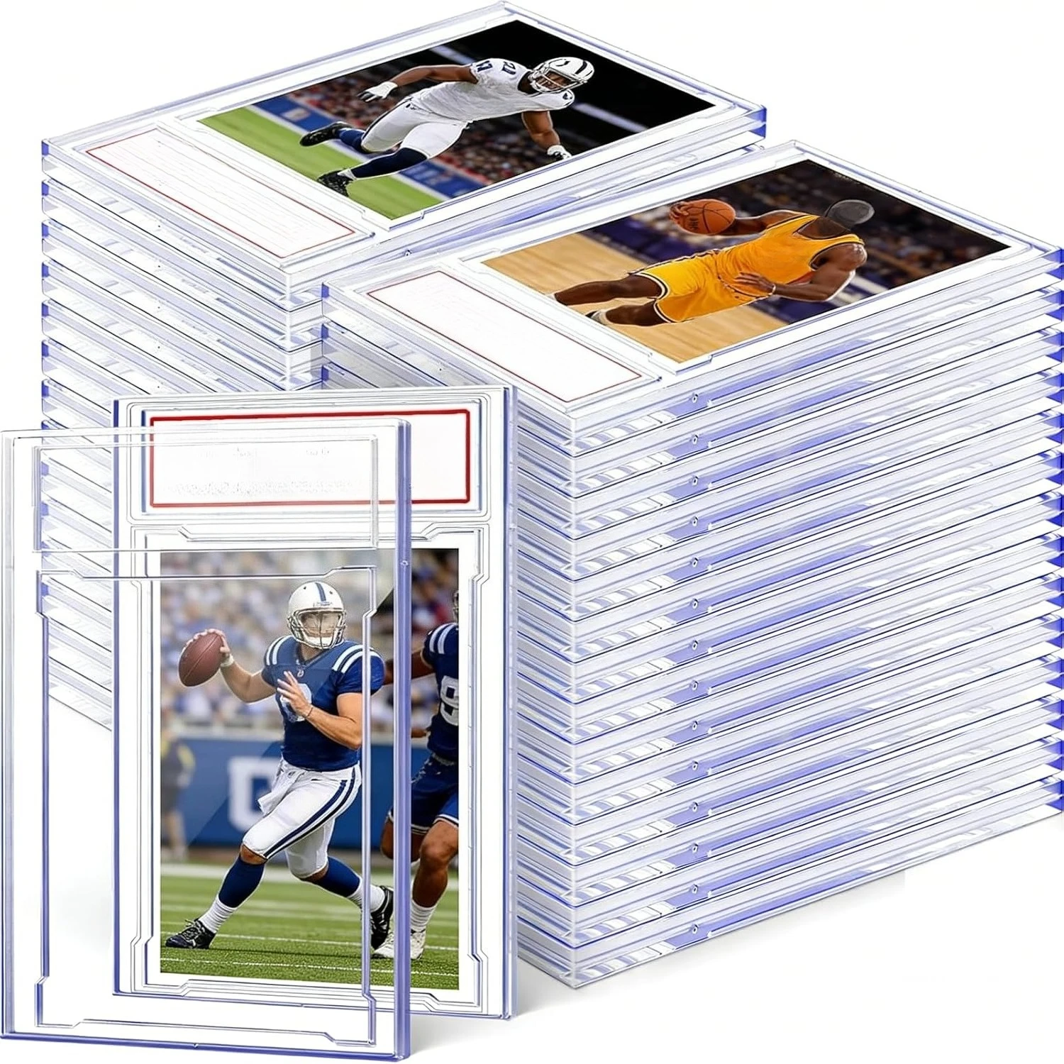 Transparent P-S-A Graded Card Case Removable UV Protection 35PT Collectible Card Box Durable Sturdy Trading Card Protection Box
Transparent P-S-A Graded Card Case Removable UV Protection 35PT Collectible Card Box Durable Sturdy Trading Card Protection Box