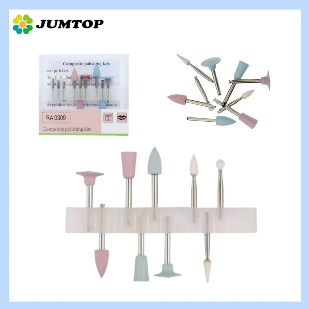 Dental Composite Polishing Kit RA0309 Ceramic Silicone Rubber Polishers for Low Speed Handpiece Contra Angle Dental Tool
Dental Composite Polishing Kit RA0309 Ceramic Silicone Rubber Polishers for Low Speed Handpiece Contra Angle Dental Tool