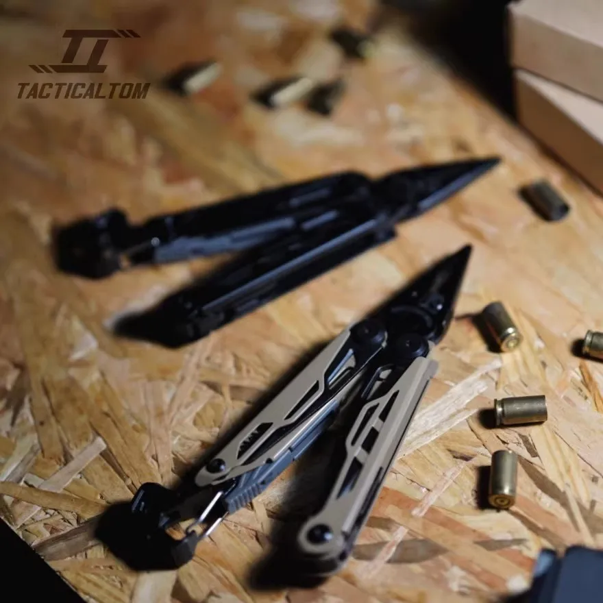 Tactical Tom Khaki Black Engineer Multi-Purpose Folding Tactical Pliers Stainless Steel Precision Stamped Tool Pliers
Tactical Tom Khaki Black Engineer Multi-Purpose Folding Tactical Pliers Stainless Steel Precision Stamped Tool Pliers