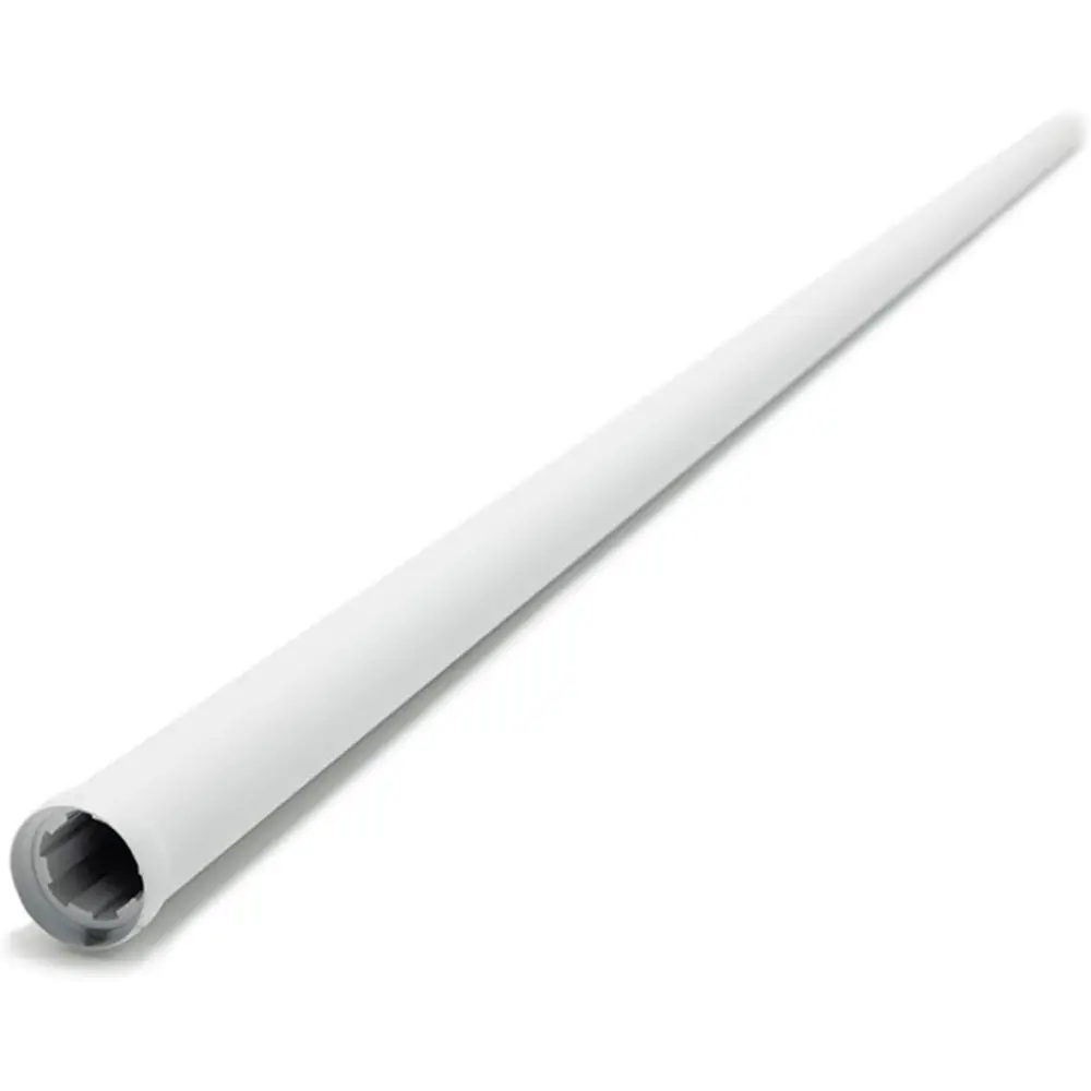 1.5 Round Handrail with Beauty Rings - Textured White, 7'11 Length
1.5 Round Handrail with Beauty Rings - Textured White, 7'11 Length