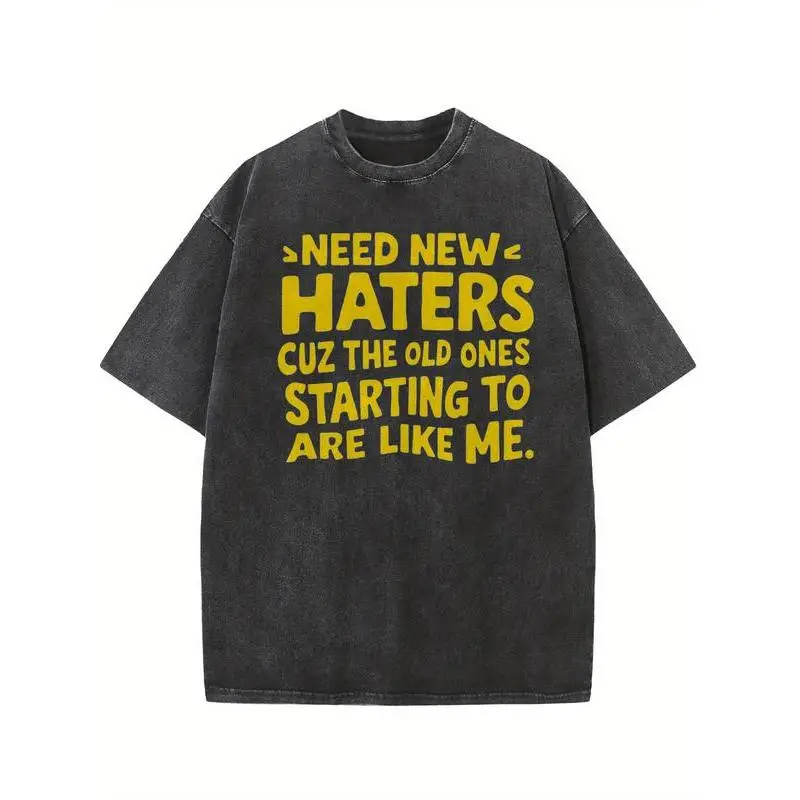 Washed Cotton T-Shirt, Printed With “Need New Black Powder, Because The Old Ones Started To Like Me”. Summer Short Sleeve T-Shir
Washed Cotton T-Shirt, Printed With “Need New Black Powder, Because The Old Ones Started To Like Me”. Summer Short Sleeve T-Shir