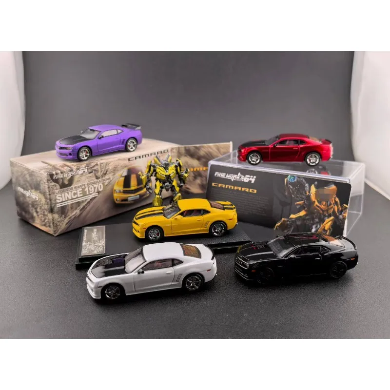 Fine Works 1:64 Chevrolet Camaro simulation static alloy car model, gift toy for boys, collectible ornament for adults.
Fine Works 1:64 Chevrolet Camaro simulation static alloy car model, gift toy for boys, collectible ornament for adults.