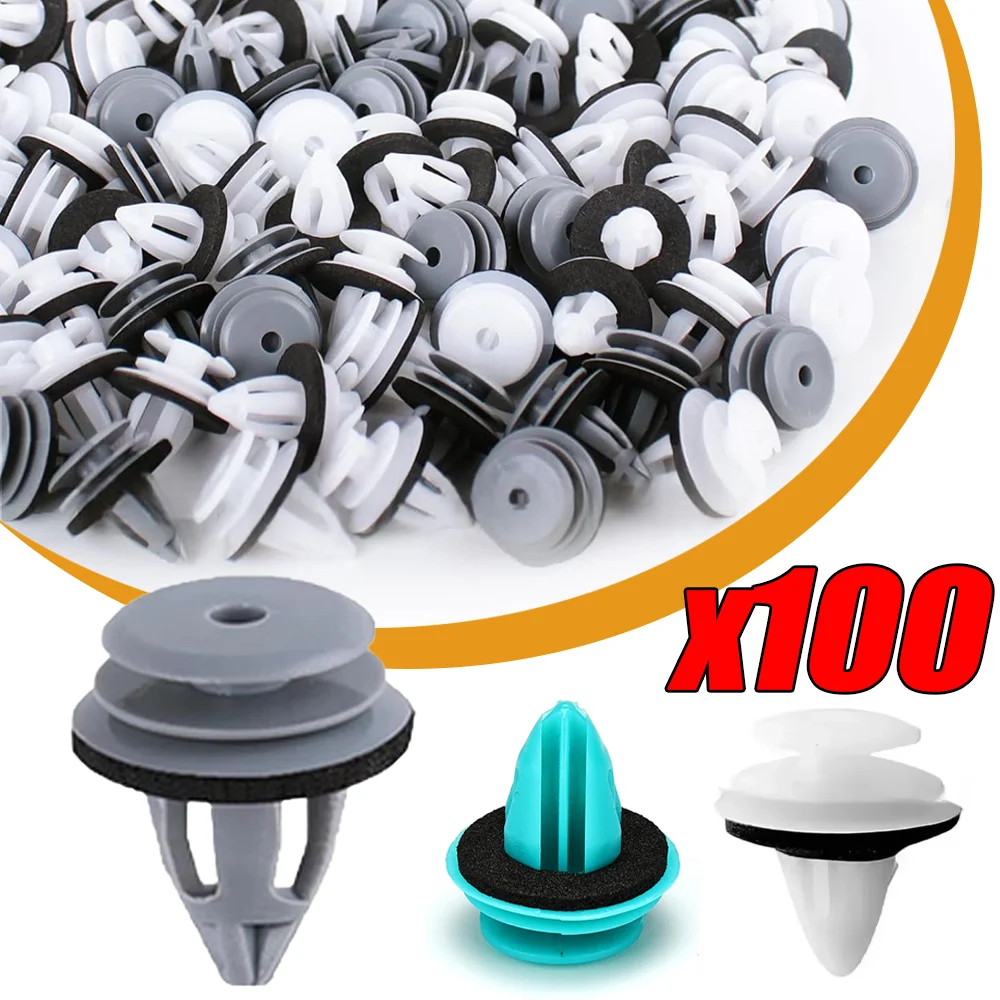 100/50Pcs Universal Car Door Panel Clip Fasteners Durable Plastic Car Bumper Mudguard Rivets Clip Secure Fixing Car Accessories
100/50Pcs Universal Car Door Panel Clip Fasteners Durable Plastic Car Bumper Mudguard Rivets Clip Secure Fixing Car Accessories