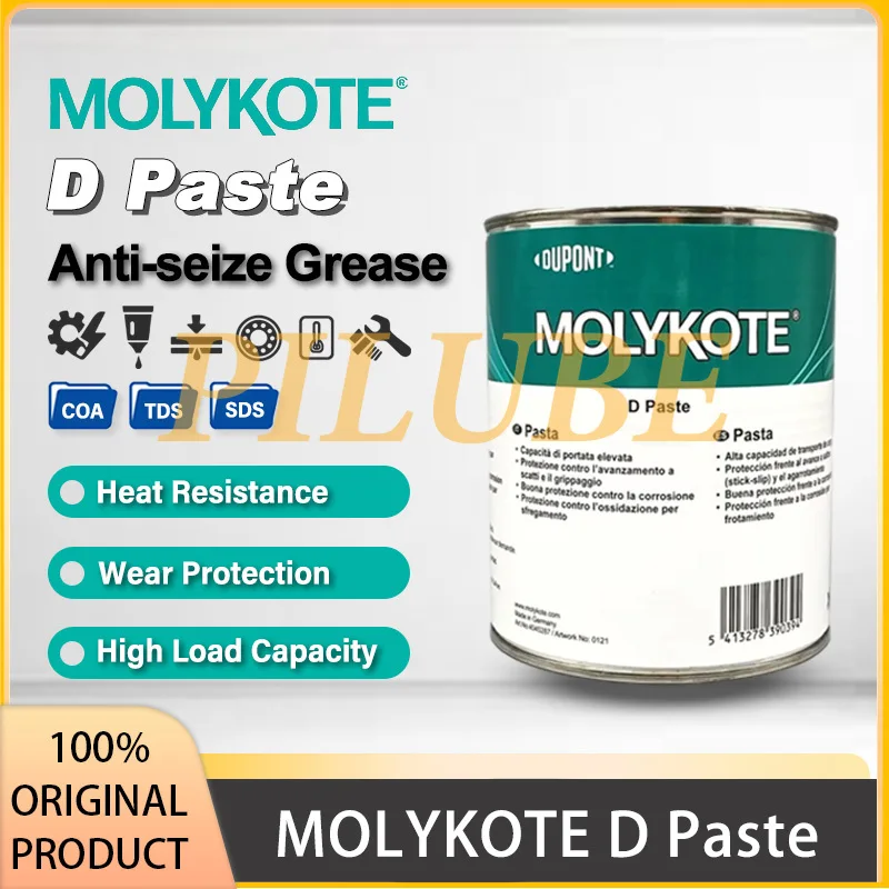 MOLYKOTE D Paste Multi-Purpose Lubricant for High Load and Temperature Resistance in Industrial Machinery Equipment Maintenance
MOLYKOTE D Paste Multi-Purpose Lubricant for High Load and Temperature Resistance in Industrial Machinery Equipment Maintenance
