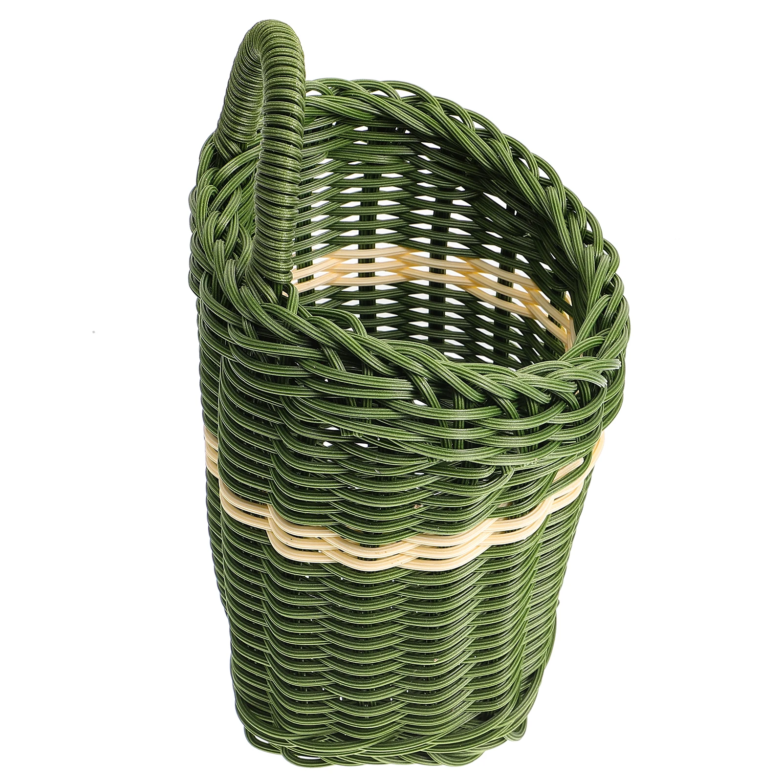 Plastic Woven Baskets Lightweight Hanging Wall Storage Basket Kitchen Bathroom Bedroom Decor Fruit Veggie Storage 
Plastic Woven Baskets Lightweight Hanging Wall Storage Basket Kitchen Bathroom Bedroom Decor Fruit Veggie Storage