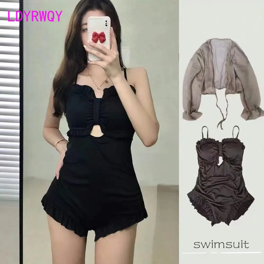 Women's Swimsuit Sports Conservative Split two-piece Set Korean Belly Slim Sunscreen Bikini
Women's Swimsuit Sports Conservative Split two-piece Set Korean Belly Slim Sunscreen Bikini