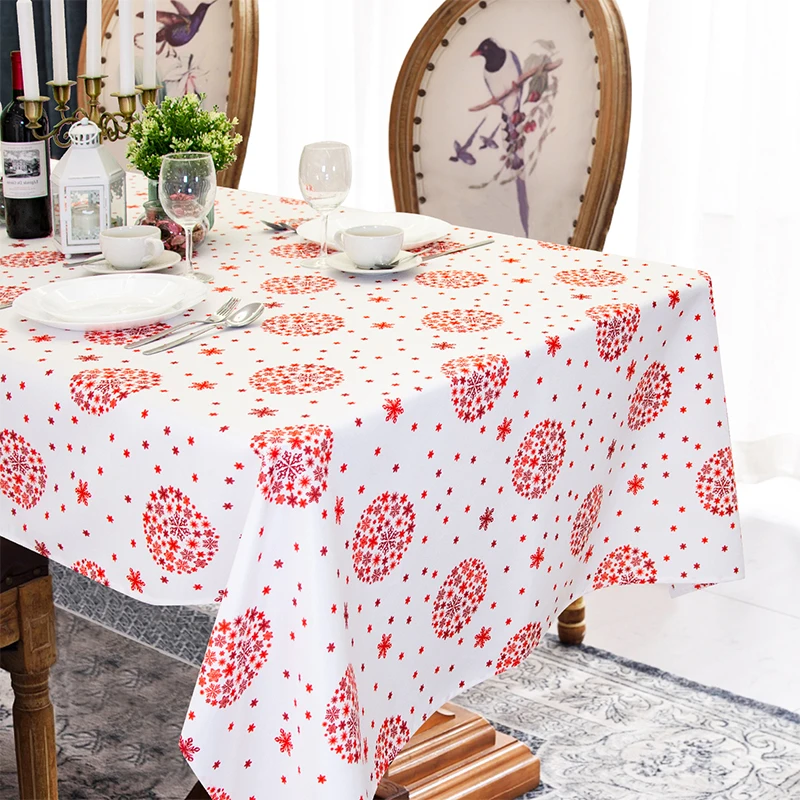 Muwago Red Snow Printing Christmas Style Table Cloth New Arrival Paty Decoration For Dining Table Diningroom Decor Table Cover
Muwago Red Snow Printing Christmas Style Table Cloth New Arrival Paty Decoration For Dining Table Diningroom Decor Table Cover