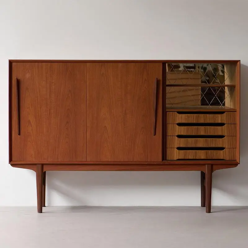 Living room cabinet dining side storage cabinet small apartment solid wood replica locker
Living room cabinet dining side storage cabinet small apartment solid wood replica locker