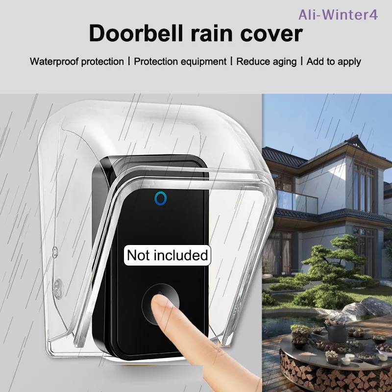 【Winter4】1 Piece Wireless Rainproof Doorbell Box Outdoor Transparent Doorbell Box Doorbell Rain Cover DIY Accessories
【Winter4】1 Piece Wireless Rainproof Doorbell Box Outdoor Transparent Doorbell Box Doorbell Rain Cover DIY Accessories