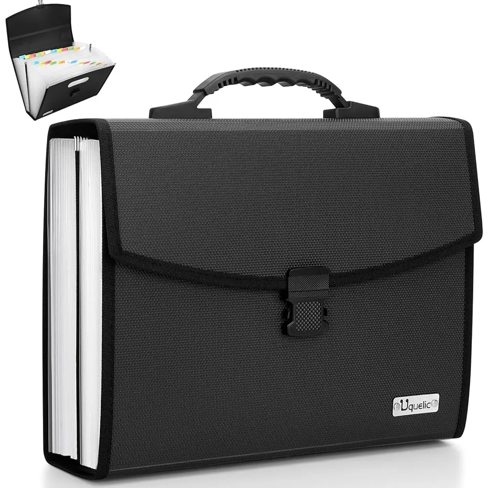 26 Pockets Expanding File Folder Organizer - Upgraded Durable Buckle, Accordion Folder Base with Ergonomic Portable Handle/L
26 Pockets Expanding File Folder Organizer - Upgraded Durable Buckle, Accordion Folder Base with Ergonomic Portable Handle/L
