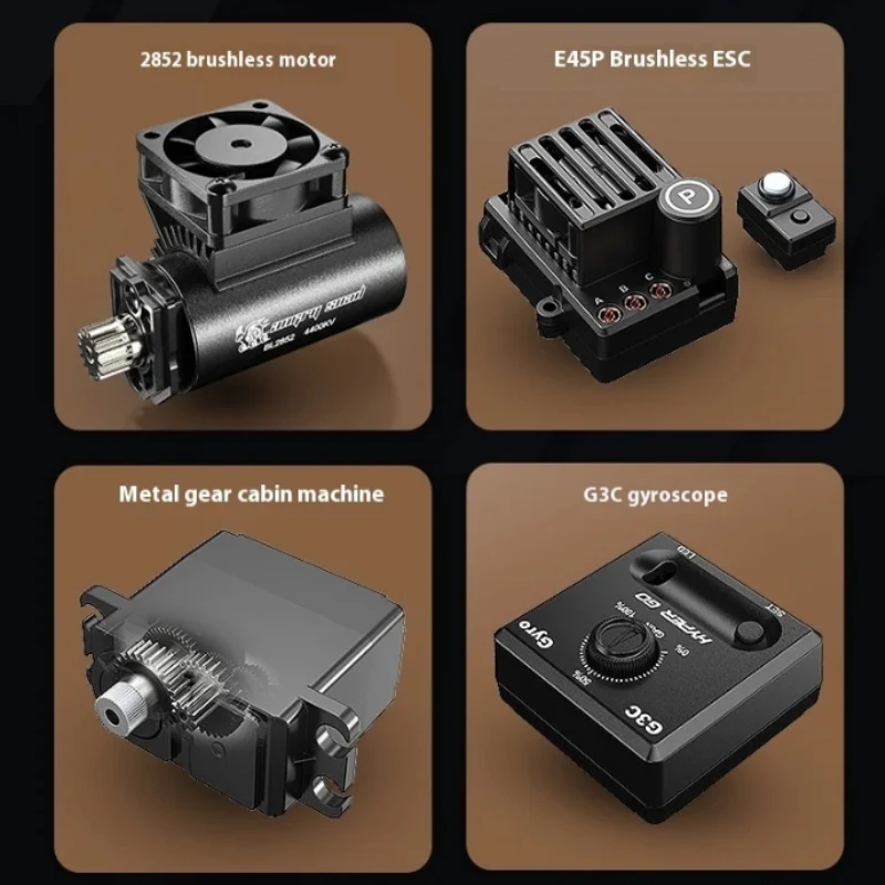 80KM/H 3S Brushless Motor Off Road Electric RC Truck Car 1:14 4WD LED Lighting Independent Suspension Metal Remote Control Car 
80KM/H 3S Brushless Motor Off Road Electric RC Truck Car 1:14 4WD LED Lighting Independent Suspension Metal Remote Control Car