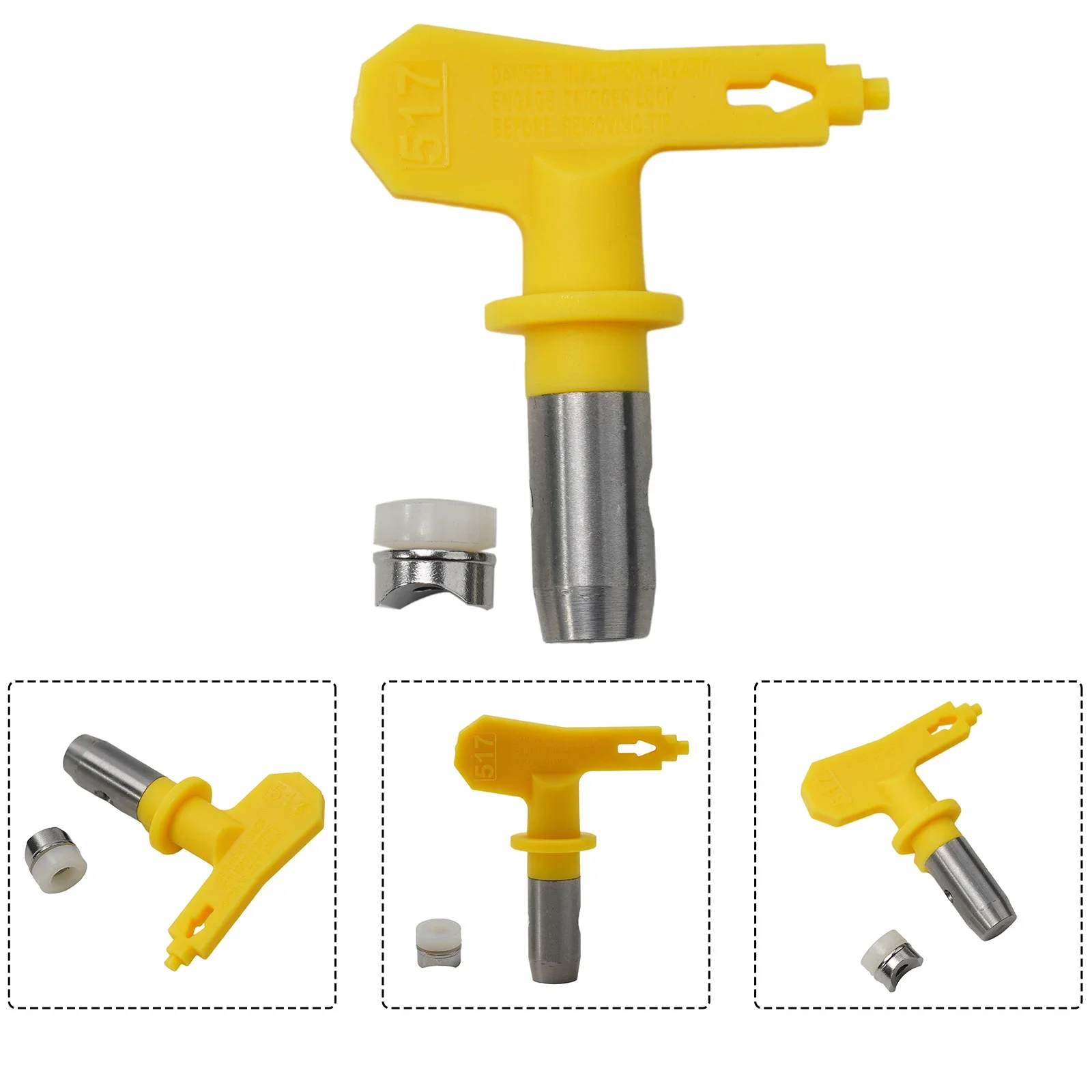 1pc 5/6Series Airless Spray Tip Nozzle For Putty Coating Paint Sprayer Tool For Paint Sprayer Airless Spray Tip Nozzle Parts
1pc 5/6Series Airless Spray Tip Nozzle For Putty Coating Paint Sprayer Tool For Paint Sprayer Airless Spray Tip Nozzle Parts