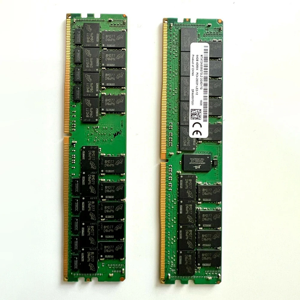 1 шт. для MT RAM 64G 64 ГБ 4DR × 4 PC4-2933Y DDR4 2933 MTA72ASS8G72LZ-2G9D1 Серверная память Быстрая доставка Высокое качество
1 шт. для MT RAM 64G 64 ГБ 4DR × 4 PC4-2933Y DDR4 2933 MTA72ASS8G72LZ-2G9D1 Серверная память Быстрая доставка Высокое качество