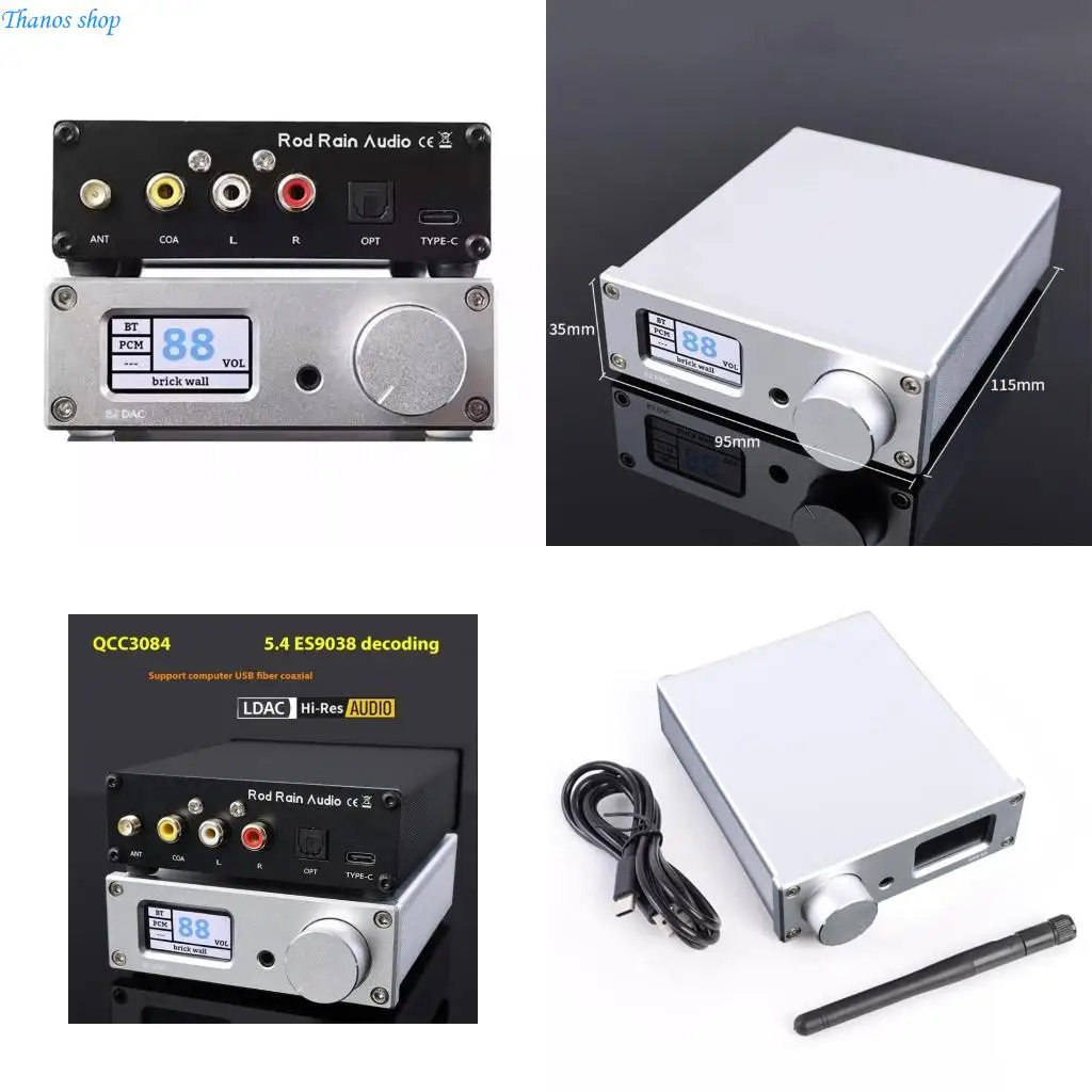 USB Decoders Featuring QCC3084 Chip DSD Decoding For Audiophiles Music Playbacks X37A
USB Decoders Featuring QCC3084 Chip DSD Decoding For Audiophiles Music Playbacks X37A