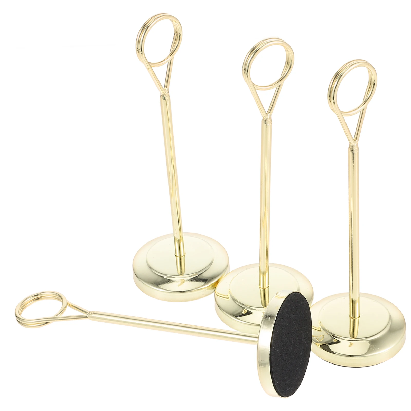 4 Pcs Table Number Stands Stainless Steel Message Card Holder Desktop Bussiness Case
4 Pcs Table Number Stands Stainless Steel Message Card Holder Desktop Bussiness Case