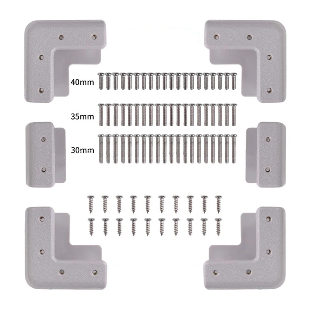 6pcs Solar Panel Mounting Brackets ABS Corner Bracket Kit With Screws For RV Boats Mounting Brackets Accessories
6pcs Solar Panel Mounting Brackets ABS Corner Bracket Kit With Screws For RV Boats Mounting Brackets Accessories