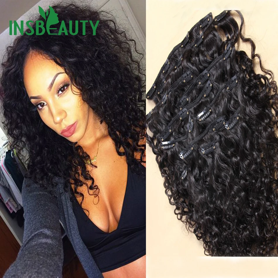 Water Wave Clips In Hair Extensions Brazilian Human Hair 8 Pieces 100g/Set Natural Color 8-24 Inches Remy Hair
Water Wave Clips In Hair Extensions Brazilian Human Hair 8 Pieces 100g/Set Natural Color 8-24 Inches Remy Hair