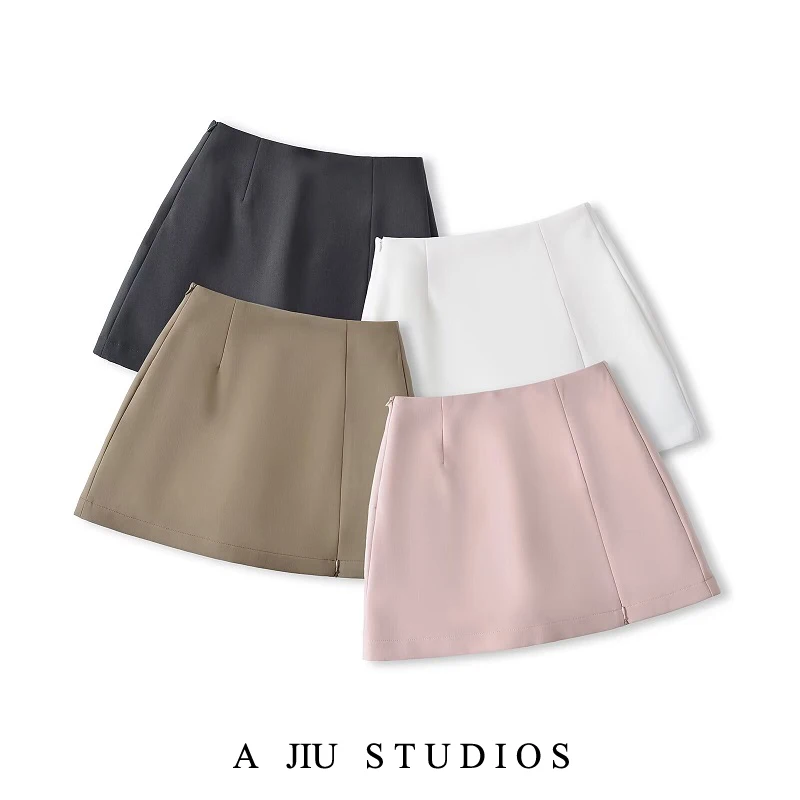 High Waist A-Line Skirt Women's Design Sense Slit Sexy Slimming ort Skirt Pure Color Commute Sle with
High Waist A-Line Skirt Women's Design Sense Slit Sexy Slimming ort Skirt Pure Color Commute Sle with
