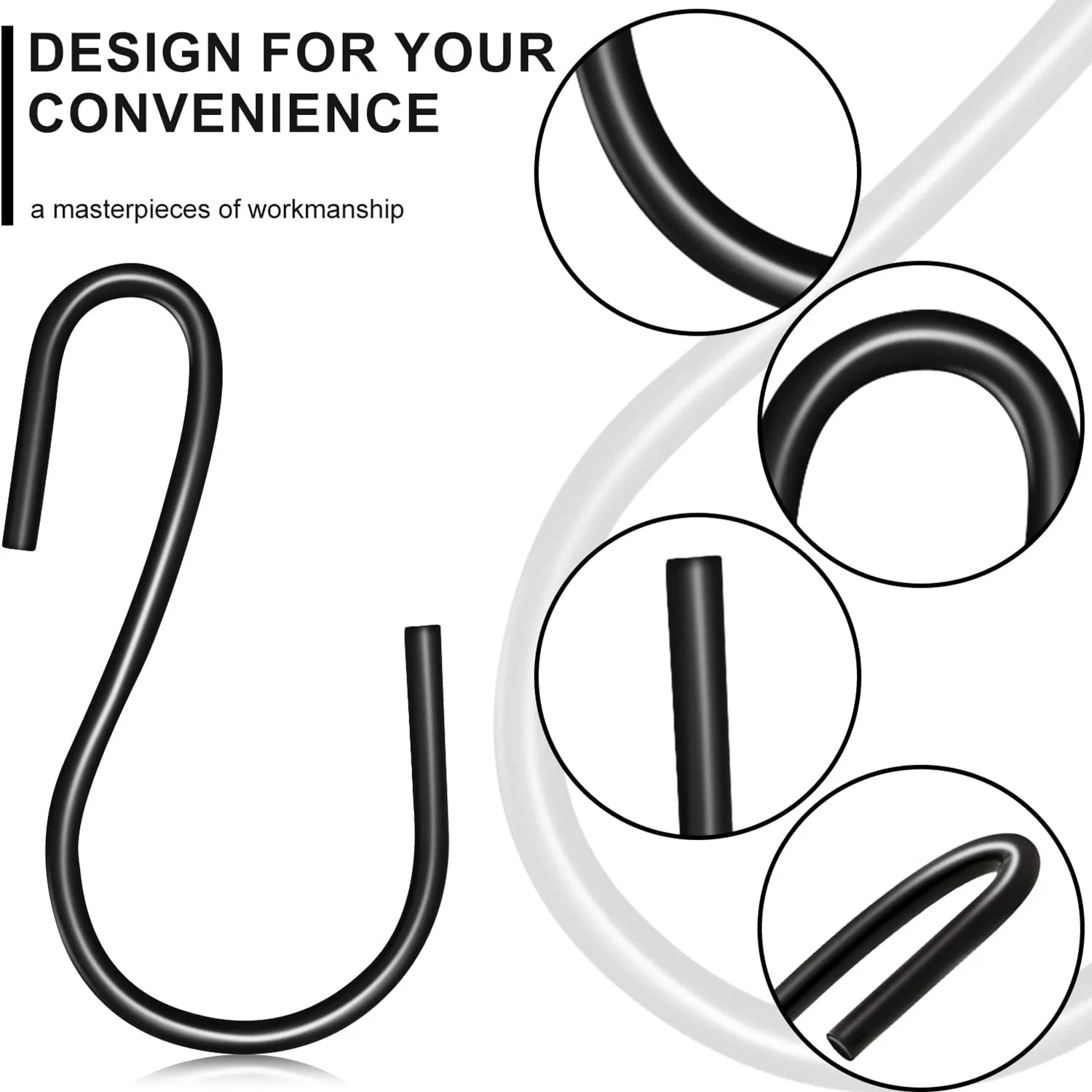 LDHL 120Pcs 1-Inch Mini S-Shaped Hook, S-Shaped Hook, Small S-Shaped Hook, Metal Mini Decorative Hook, for Crafts(Black)
LDHL 120Pcs 1-Inch Mini S-Shaped Hook, S-Shaped Hook, Small S-Shaped Hook, Metal Mini Decorative Hook, for Crafts(Black)