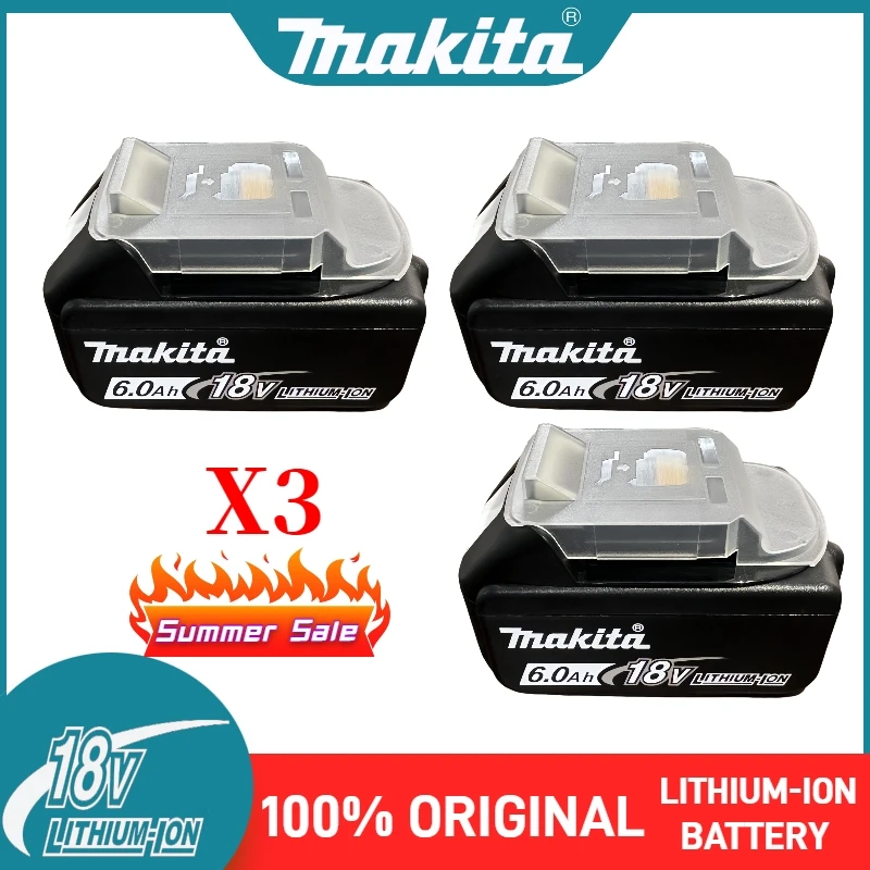 100% Original makita 18V battery, 5.0/6.0Ah Rechargeable Lithium, for makita 18v DDF487 DTD173 DTW700 DHP489 DJV182 power tool
100% Original makita 18V battery, 5.0/6.0Ah Rechargeable Lithium, for makita 18v DDF487 DTD173 DTW700 DHP489 DJV182 power tool