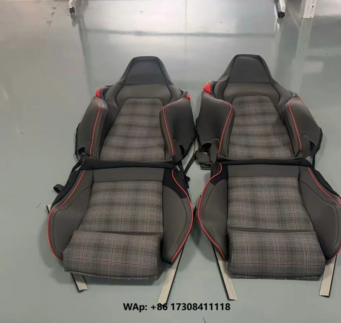 Seat Cover Nappa Leather Material Full Set Universal Fit Luxury Car Seat Cover for GTI
Seat Cover Nappa Leather Material Full Set Universal Fit Luxury Car Seat Cover for GTI
