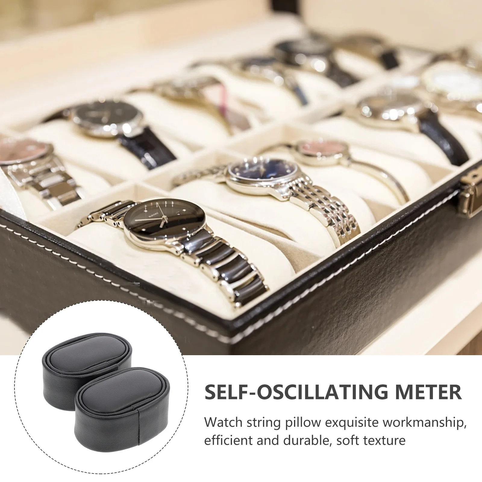 2Pcs Watch Winder Cushion Reliable Support Pillow for Automatic Mechanical Watch Case Holder Soft Touch Accessory
2Pcs Watch Winder Cushion Reliable Support Pillow for Automatic Mechanical Watch Case Holder Soft Touch Accessory