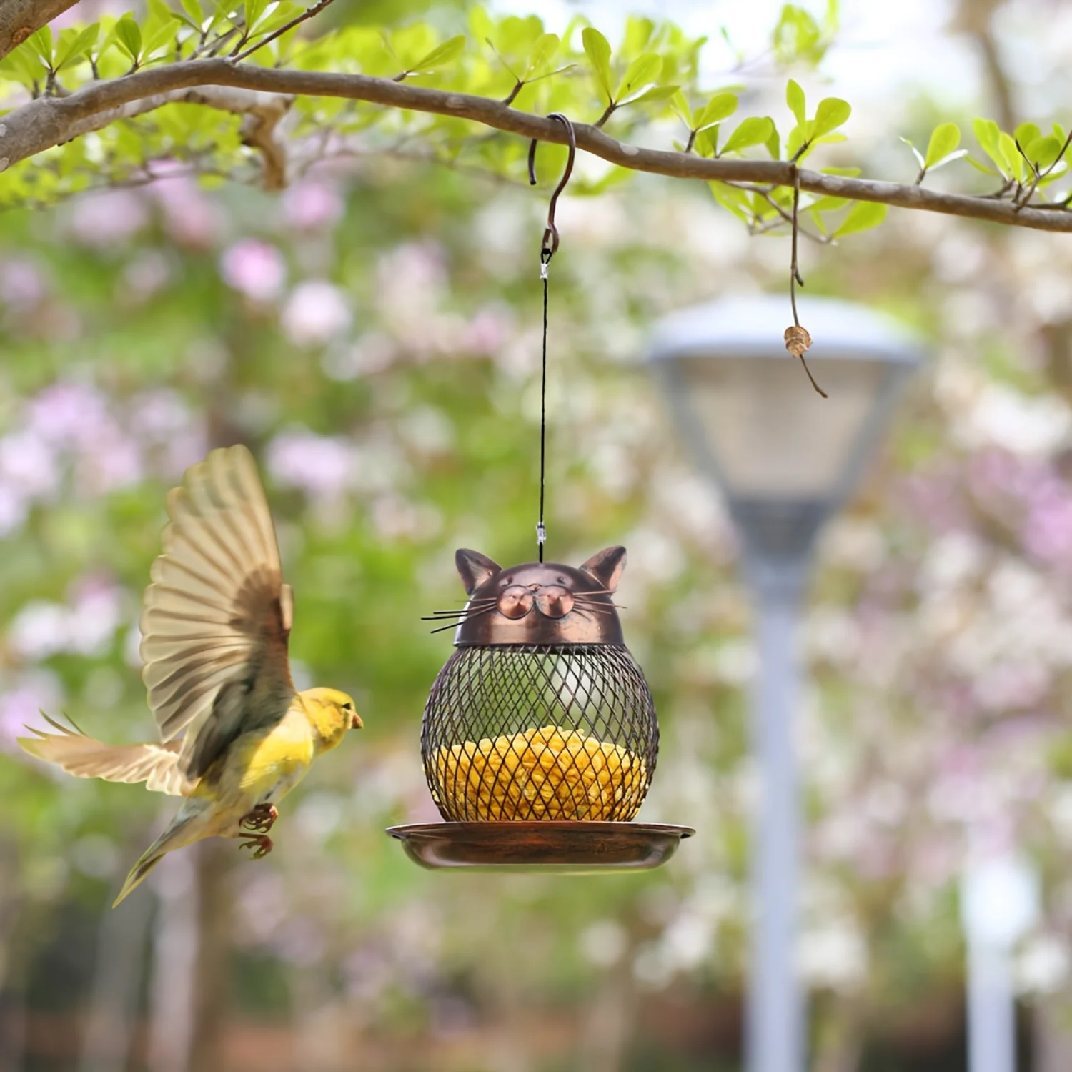 Cat Shaped Bird Feeder | Vintage Handmade Outdoor Decoration | Villa Garden
Cat Shaped Bird Feeder | Vintage Handmade Outdoor Decoration | Villa Garden