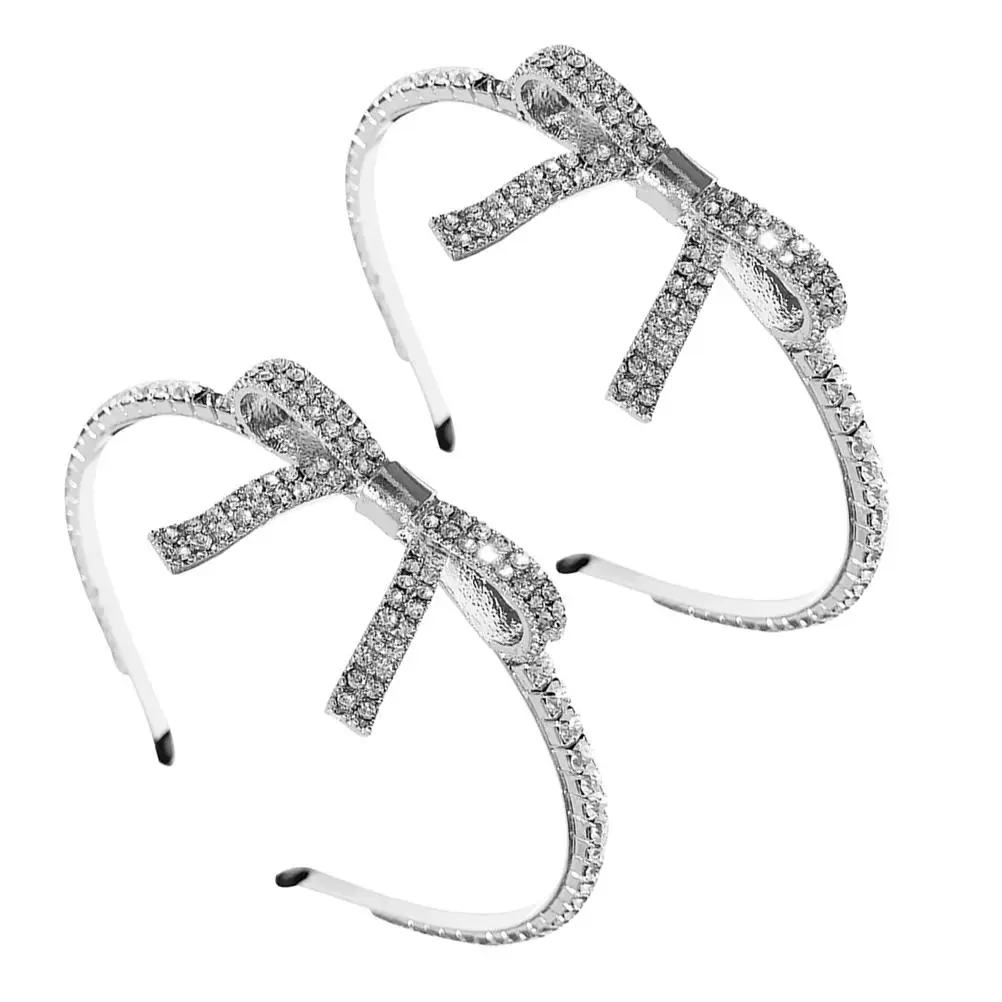 Elegant Hair Hoop Rhinestone Bow Headband Wedding Hair Accessories Lightweight Durable Material Bridesmaid Party
Elegant Hair Hoop Rhinestone Bow Headband Wedding Hair Accessories Lightweight Durable Material Bridesmaid Party