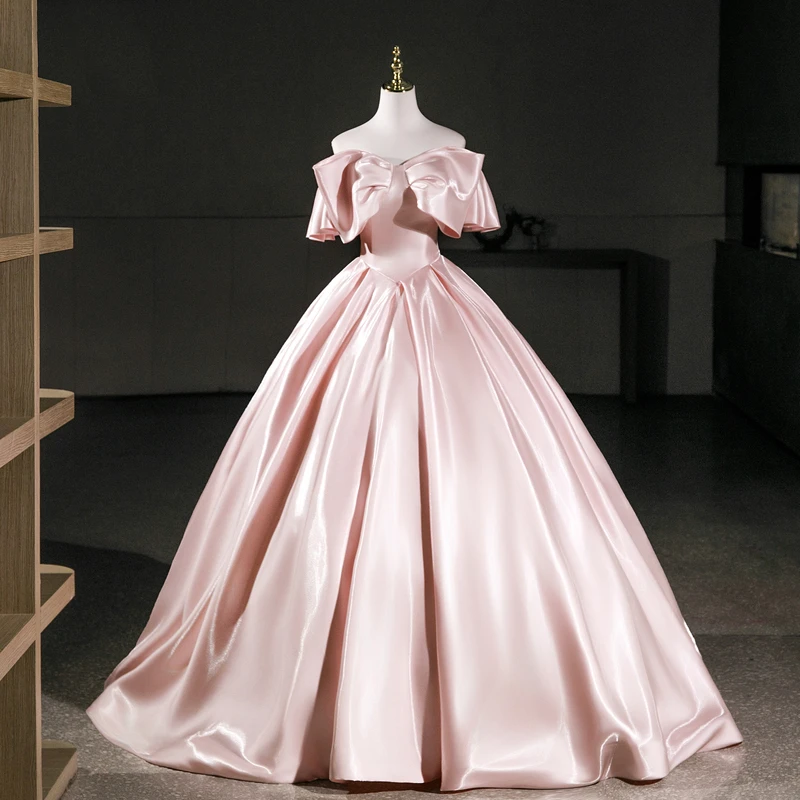 Pink Party Dress Elegant 15 Quinceanera Dresses Ball Gown Classic Satin Prom Dress 15 Year Old Dress For Quinceanera Customized
Pink Party Dress Elegant 15 Quinceanera Dresses Ball Gown Classic Satin Prom Dress 15 Year Old Dress For Quinceanera Customized