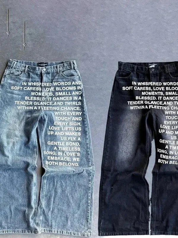 Американская уличная одежда в стиле ретро, широкие брюки, джинсовые мужские свободные длинные брюки, модные хлопковые повседневные джинсы прямого кроя
Американская уличная одежда в стиле ретро, широкие брюки, джинсовые мужские свободные длинные брюки, модные хлопковые повседневные джинсы прямого кроя