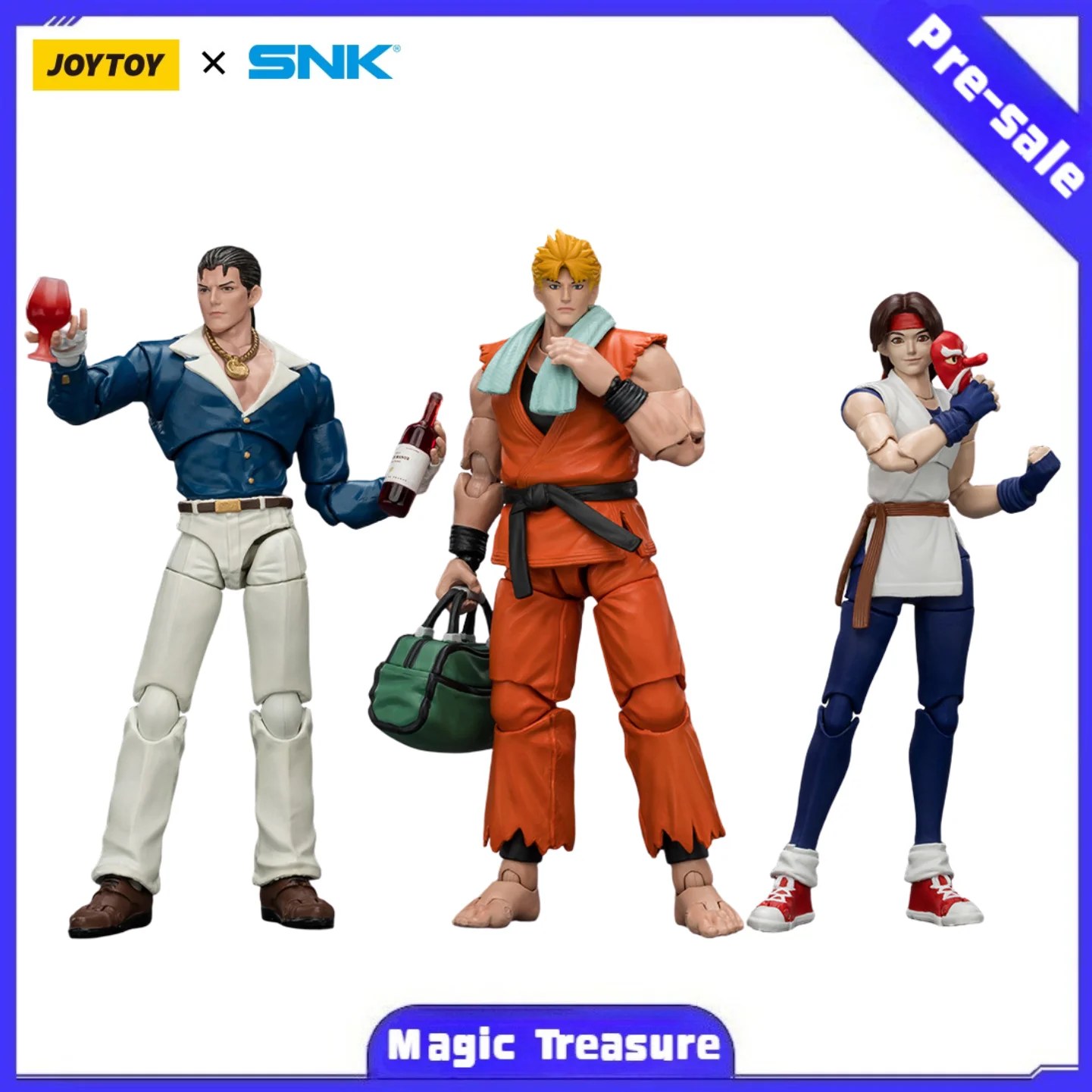 【MT】Pre-sale JOYTOY SNK KOF'98UM Art of Fighting Team Ryo Sakazaki Robert Garcia Yuri Sakazaki 1/18 Action Figure
【MT】Pre-sale JOYTOY SNK KOF'98UM Art of Fighting Team Ryo Sakazaki Robert Garcia Yuri Sakazaki 1/18 Action Figure