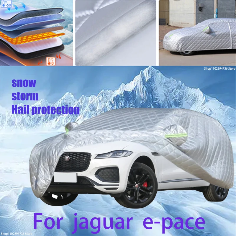 For jaguar e-pace Outdoor Cotton Thickened Awning For Car Anti Hail Protection Snow Covers Sunshade Waterproof Dustproof
For jaguar e-pace Outdoor Cotton Thickened Awning For Car Anti Hail Protection Snow Covers Sunshade Waterproof Dustproof