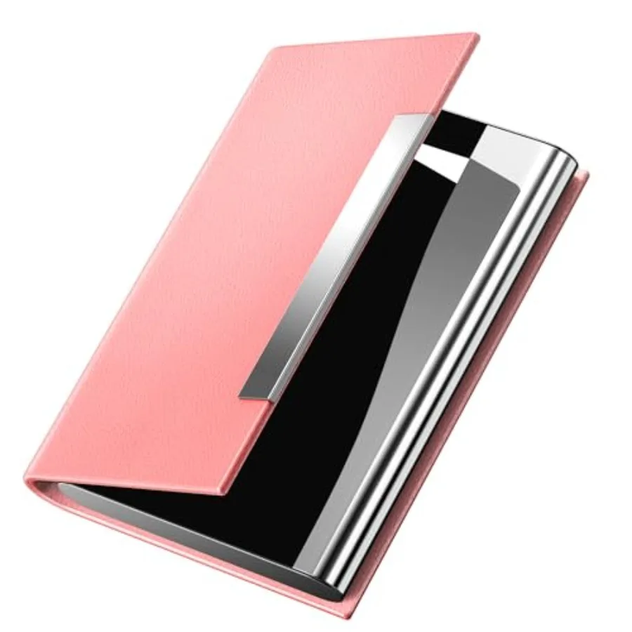 Business Card Holder, Professional PU Leather and Stainless Steel Multi Card Case, Business Card Holder Wallet Cit Card ID Case
Business Card Holder, Professional PU Leather and Stainless Steel Multi Card Case, Business Card Holder Wallet Cit Card ID Case