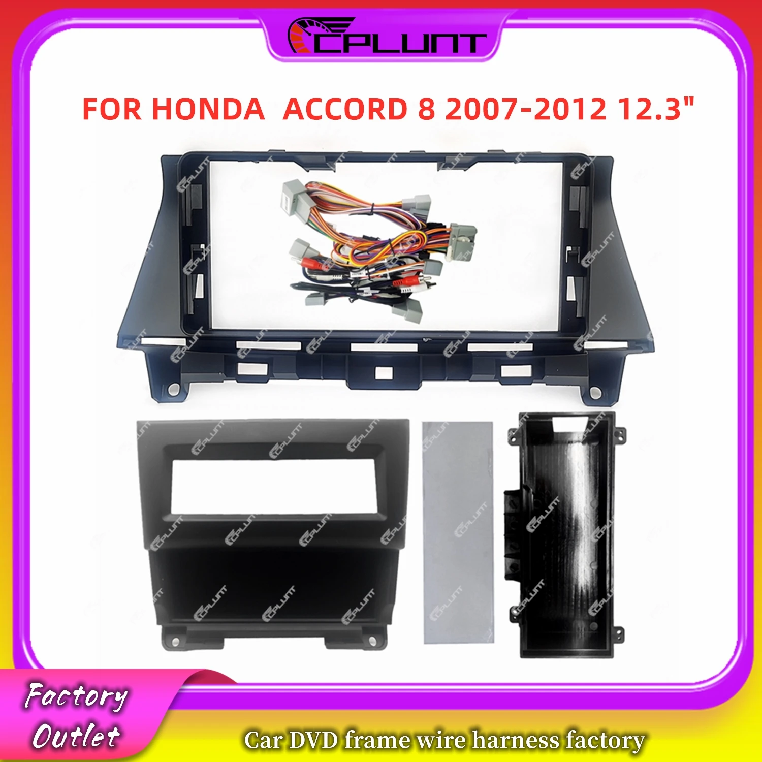 2 Din Автомобильная стереомагнитола Рамка адаптер Fascia ДЛЯ HONDA ACCORD 8 2007-2012 12,3 дюймов Android DVD приборная панель комплект
2 Din Автомобильная стереомагнитола Рамка адаптер Fascia ДЛЯ HONDA ACCORD 8 2007-2012 12,3 дюймов Android DVD приборная панель комплект